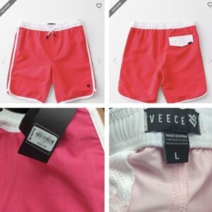 NWT Large Boy Shorts Veece Hot Pink